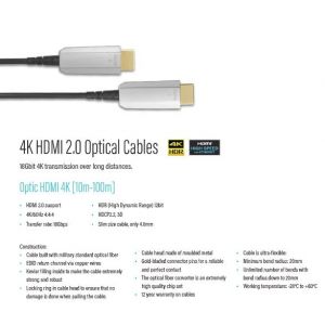 Vlink HDMI Óptico 4K 10m